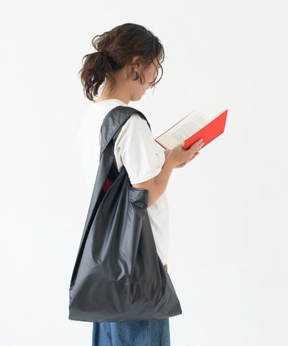 392plusm PU muji ecobag BIG ブラック 使用イメージ