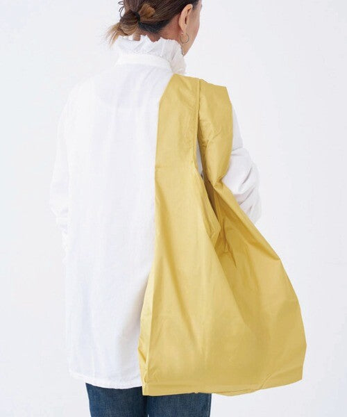 392plusm PU muji ecobag BIG イエロー 使用イメージ