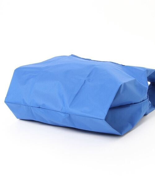 392plusm PU muji ecobag mini ブルー 底マチ