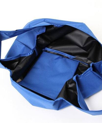 392plusm PU muji ecobag mini ブルー 内側 バイカラー