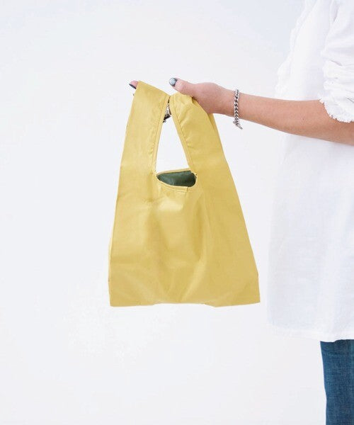 392plusm PU muji ecobag mini イエロー 使用イメージ