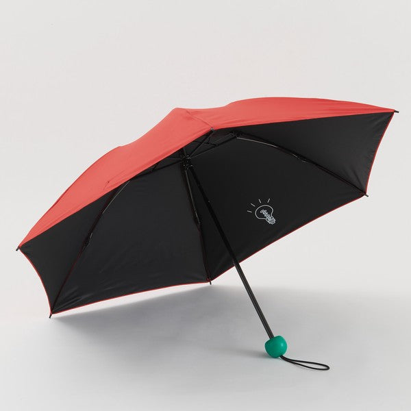 392plusm | 電球 遮光・遮熱 晴雨兼用 折りたたみ傘 50cm | S45002