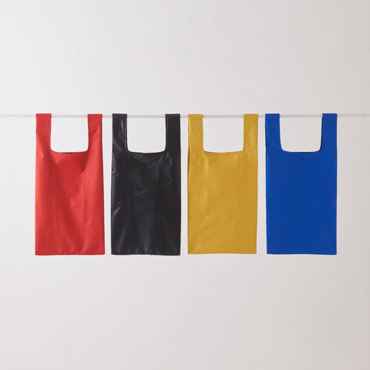392plusm PU muji ecobag S ブラック・レッド・イエロー・ブルー 4色
