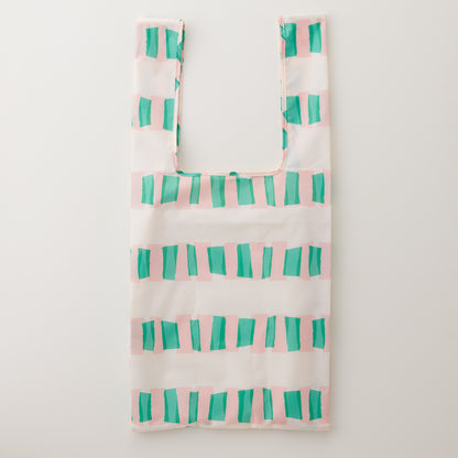392plusm cellophane eco bag Big ピンク 正面