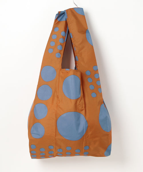 392plusm ECO Bag BIG maru ブラウン 全体