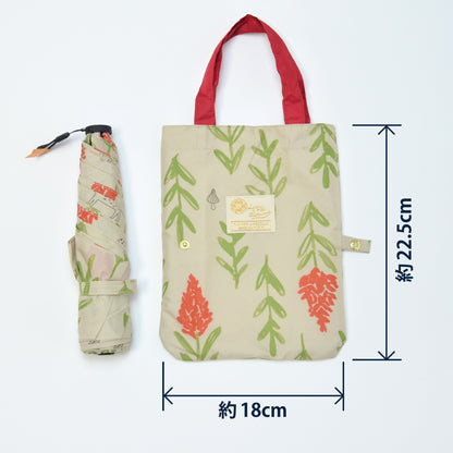 fall season｜軽量コンパクト折りたたみ雨傘 50cm（トートバッグ付）