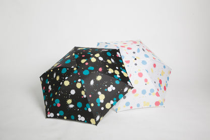 392plusm ペンキ柄 e-mini 折りたたみ雨傘 55cm ディテール
