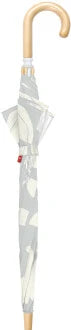 392plusm MK498400 透明窓付き子供雨傘45cm オフ白・閉じた商品単体
