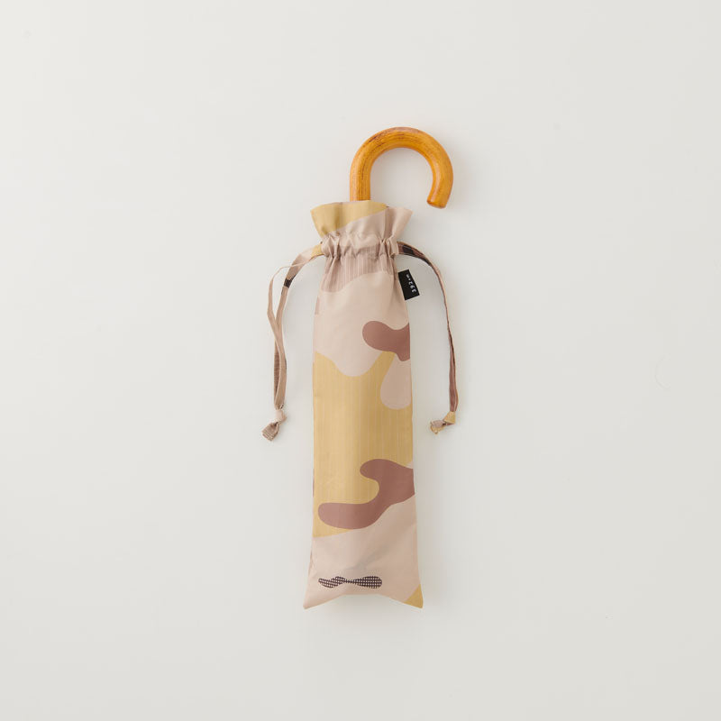 392plusm camouflage topless 50 ベージュ 収納時