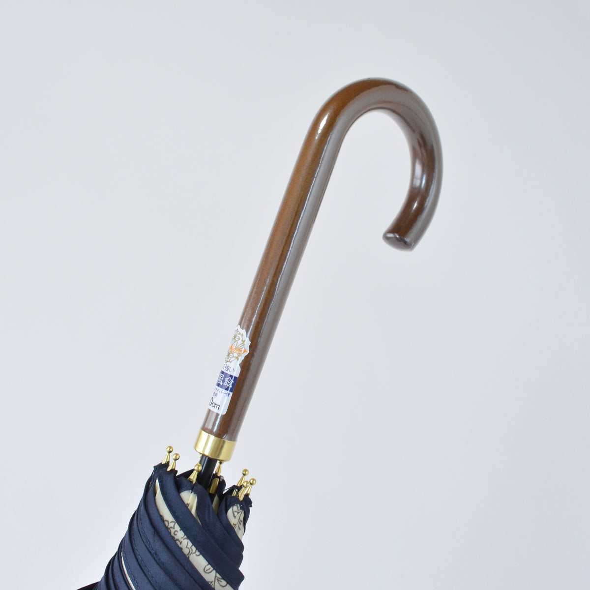 ザクロとシマエナガ｜耐風ジャンプ長傘 60cm