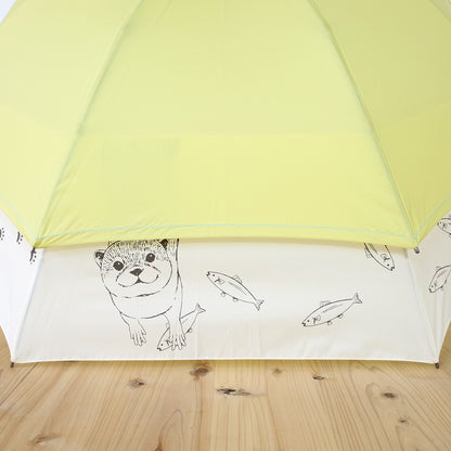カワウソ｜バックスライド・ジャンプ長傘 60cm
