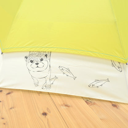 カワウソ｜バックスライド・ジャンプ長傘 60cm