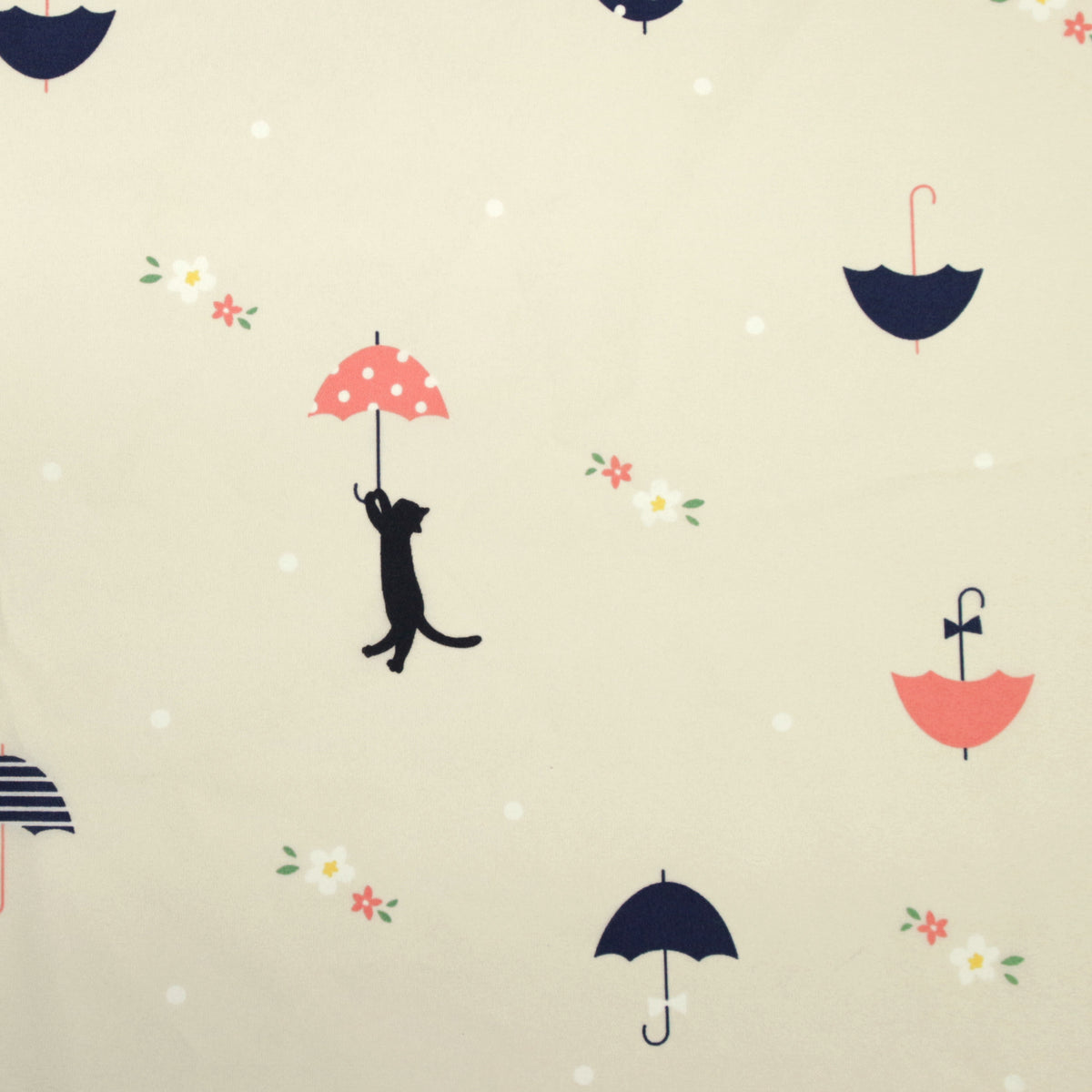 アンブレラCAT｜軽量コンパクト折りたたみ雨傘 50cm（トートバッグ付）