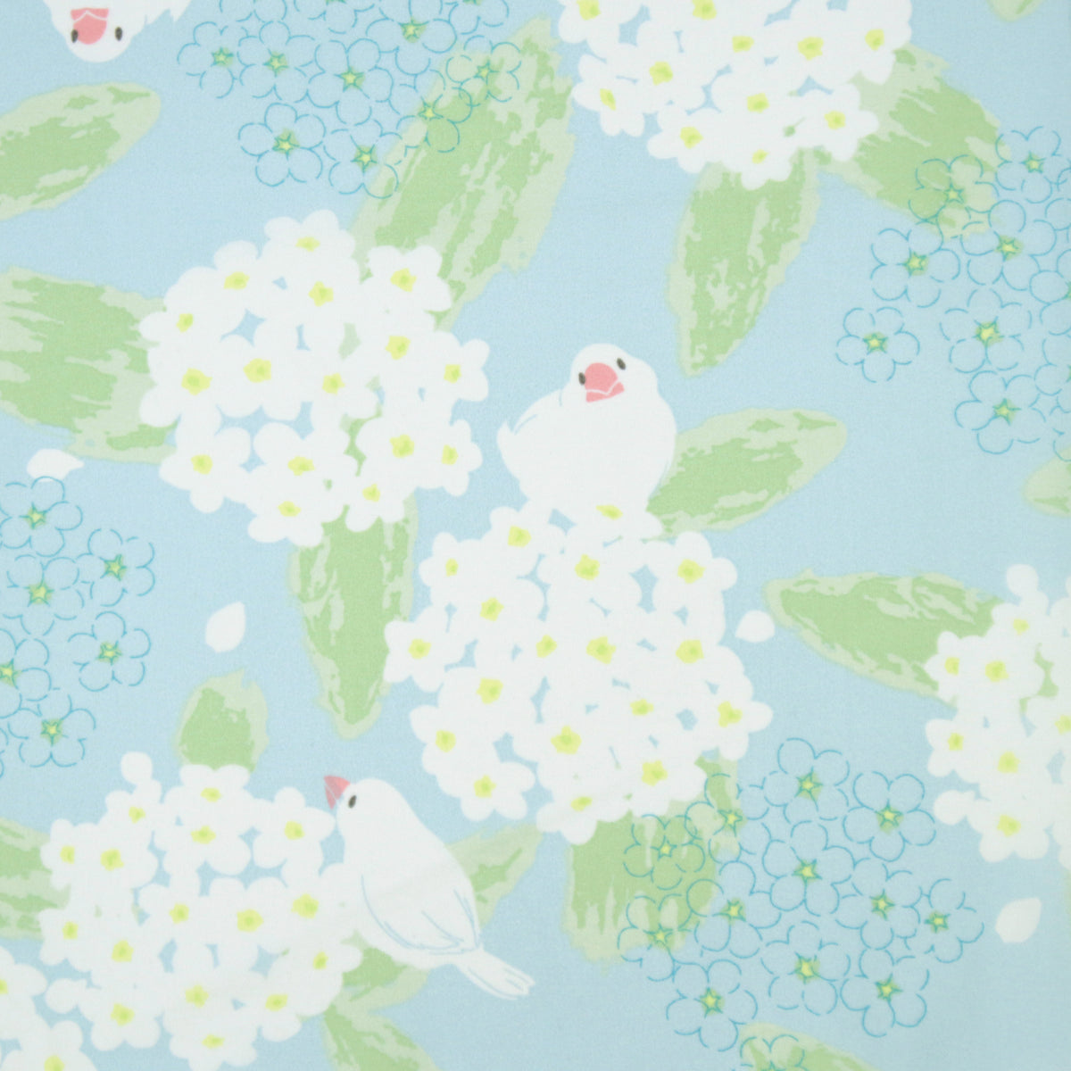 コデマリと文鳥｜軽量コンパクト折りたたみ雨傘 50cm（トートバッグ付）