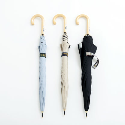 傘と猫 25SS Ver.｜遮光・遮熱 手開き｜晴雨兼用 長傘 50cm