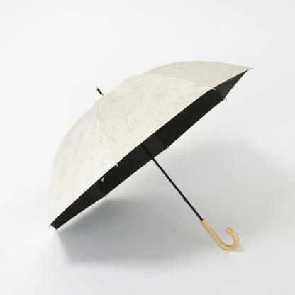 スケッチチューリップ｜遮光・遮熱 手開き｜晴雨兼用 長傘 50cm
