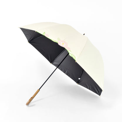 ラナンキュラス｜遮光・遮熱 手開き｜晴雨兼用 長傘 55cm