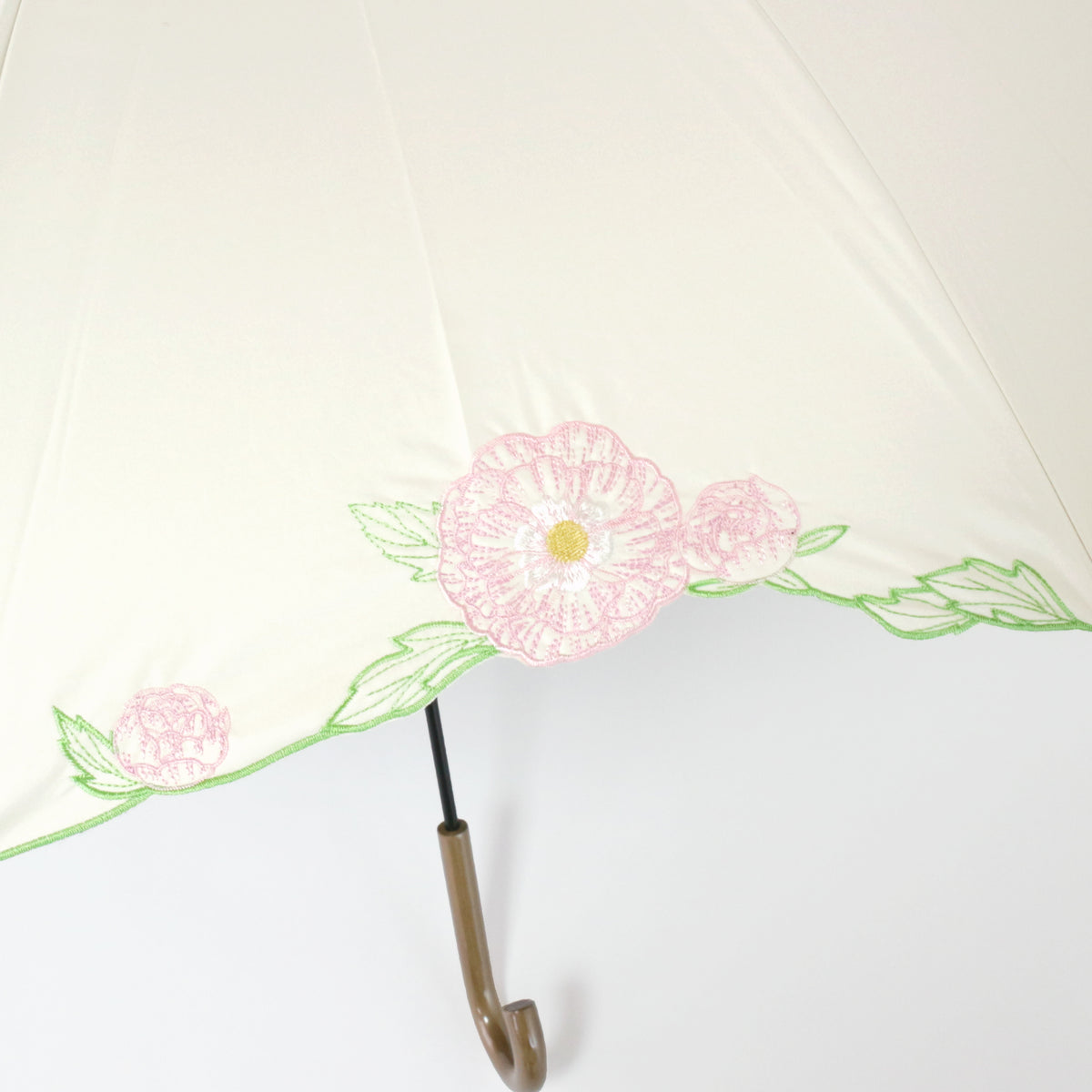 ラナンキュラス｜遮光・遮熱 手開き｜晴雨兼用 長傘 55cm