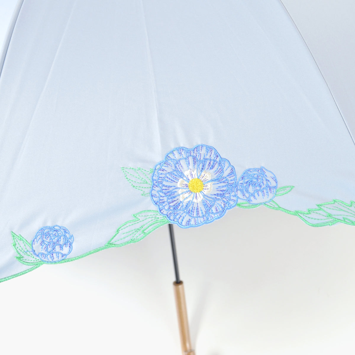 ラナンキュラス｜遮光・遮熱 手開き｜晴雨兼用 長傘 55cm