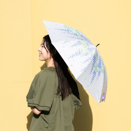 ウィステリア｜遮光・遮熱 手開き｜晴雨兼用 長傘 50cm