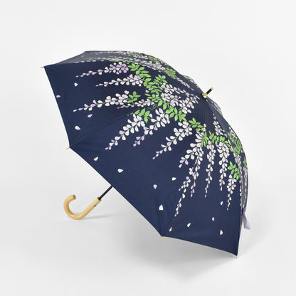 ウィステリア｜遮光・遮熱 手開き｜晴雨兼用 長傘 50cm