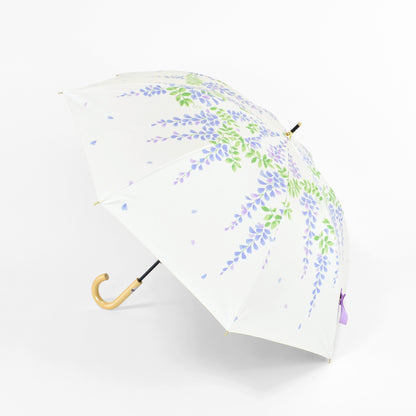 ウィステリア｜遮光・遮熱 手開き｜晴雨兼用 長傘 50cm