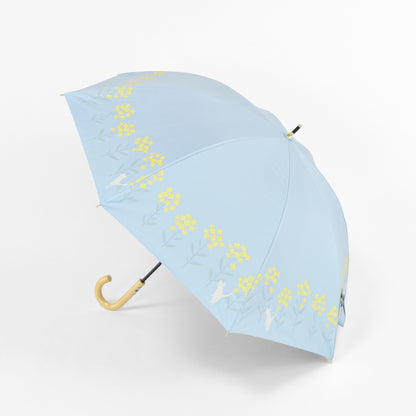 nanohana（ナノハナ）｜遮光・遮熱 手開き｜晴雨兼用 長傘 50cm