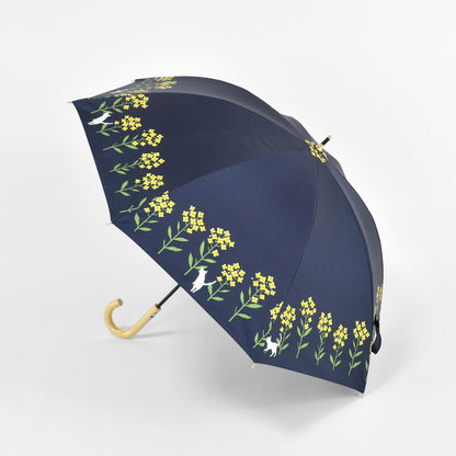 nanohana（ナノハナ）｜遮光・遮熱 手開き｜晴雨兼用 長傘 50cm