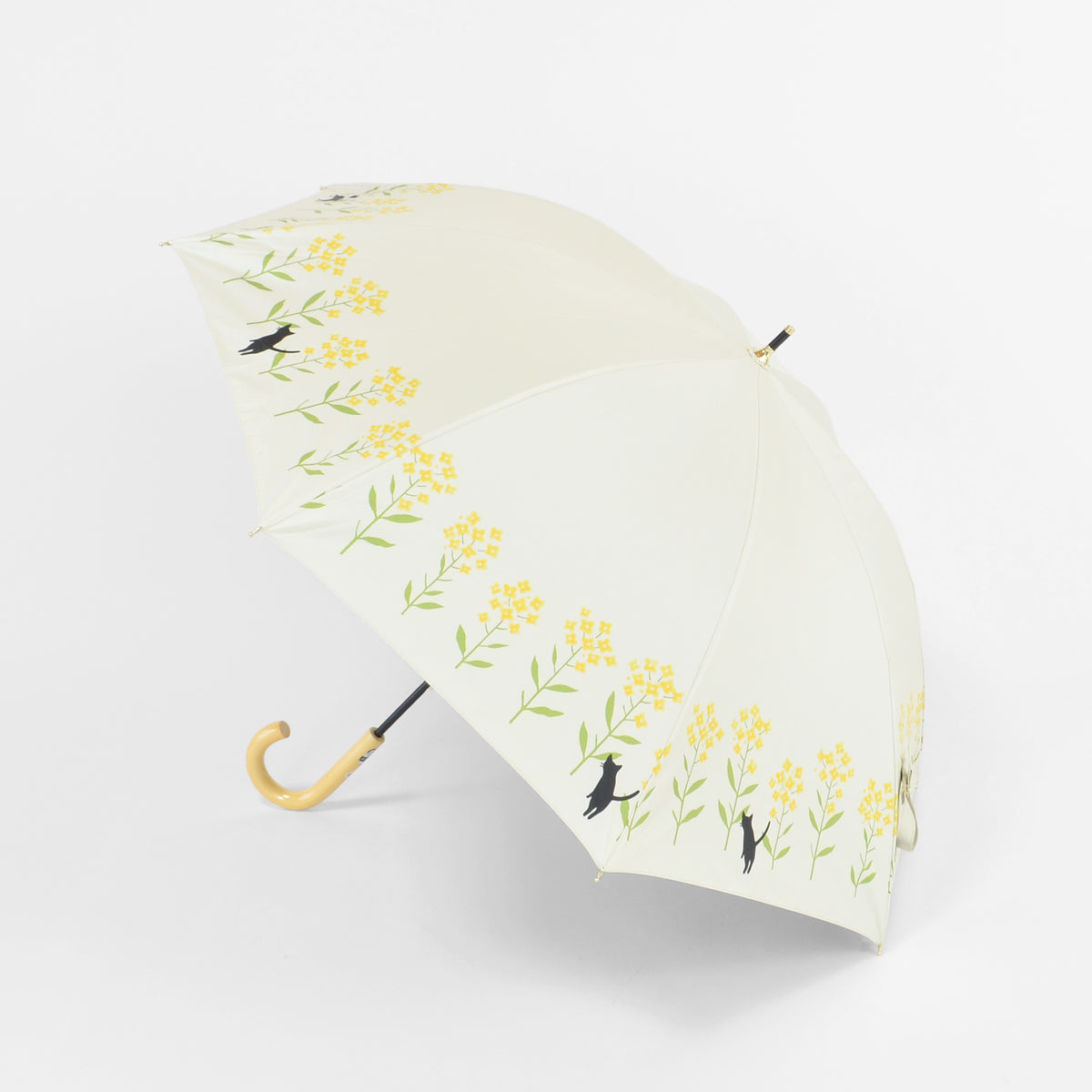 nanohana（ナノハナ）｜遮光・遮熱 手開き｜晴雨兼用 長傘 50cm