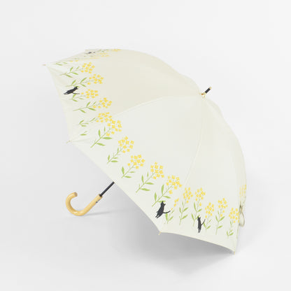 nanohana（ナノハナ）｜遮光・遮熱 手開き｜晴雨兼用 長傘 50cm
