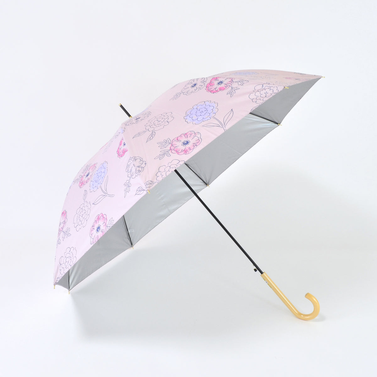 Anemone｜遮光・遮熱 ジャンプ｜晴雨兼用 長傘 60cm