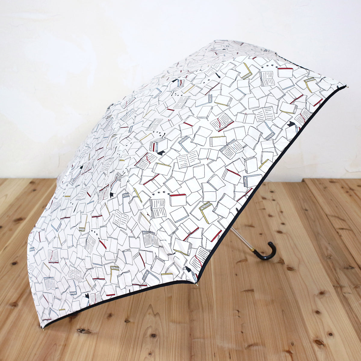 Book＆Cat II｜耐風折りたたみ傘 55cm
