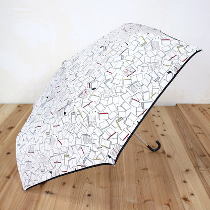 Book＆Cat II｜耐風折りたたみ傘 55cm