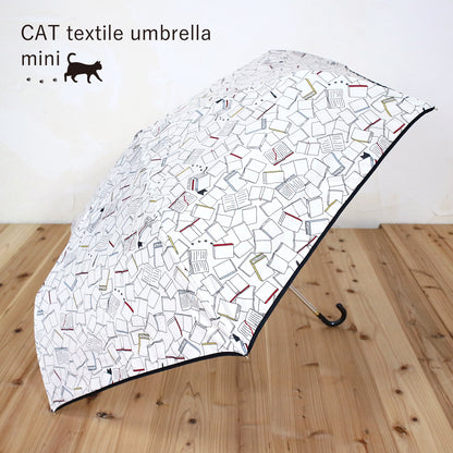 Book＆Cat II｜耐風折りたたみ傘 55cm