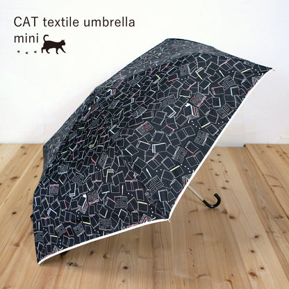 Book＆Cat II｜耐風折りたたみ傘 55cm