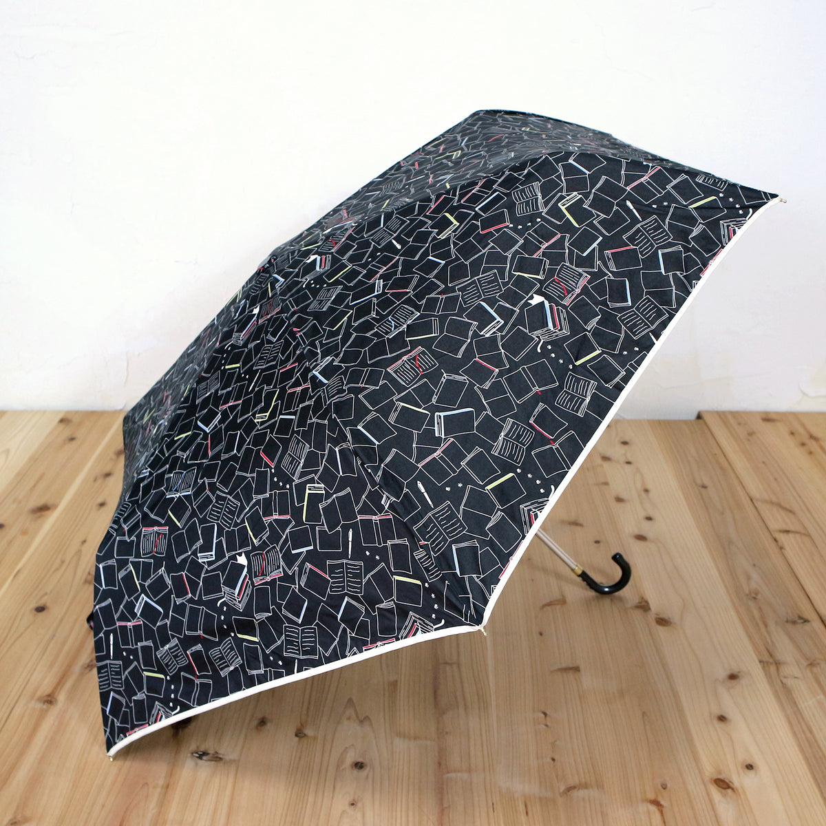 Book＆Cat II｜耐風折りたたみ傘 55cm
