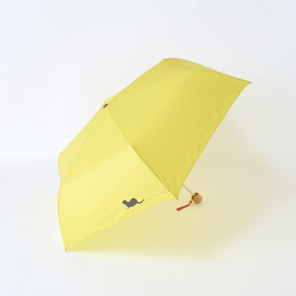 カワウソ｜耐風折りたたみ傘 55cm（吸水トートバッグ付）