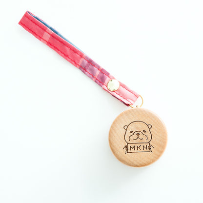 カワウソ｜耐風折りたたみ傘 55cm（吸水トートバッグ付）