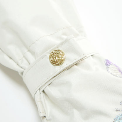 ブーケ刺繍｜遮光・遮熱｜晴雨兼用 折りたたみ傘 50cm