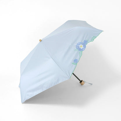 ラナンキュラス｜遮光・遮熱｜晴雨兼用 折りたたみ傘 50cm
