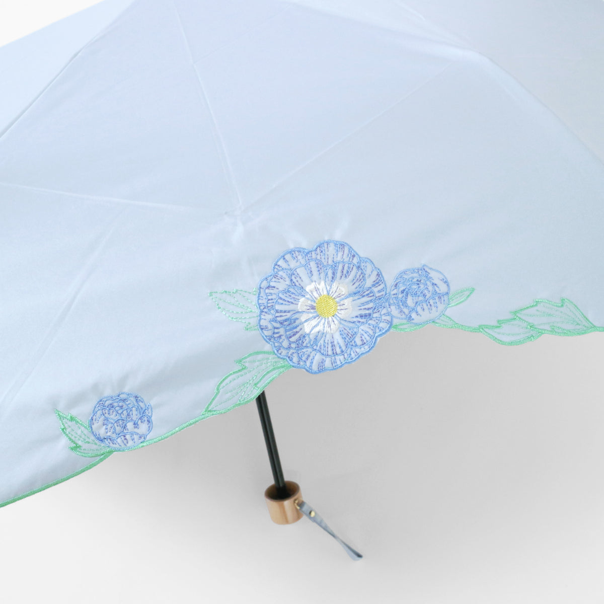 ラナンキュラス｜遮光・遮熱｜晴雨兼用 折りたたみ傘 50cm