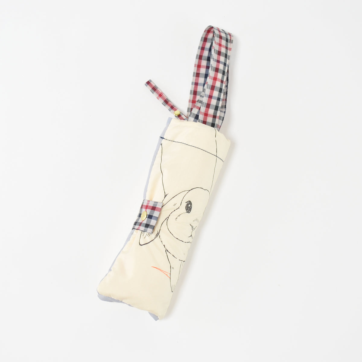 ロップイヤー｜耐風折りたたみ傘 55cm（吸水トートバッグ付）