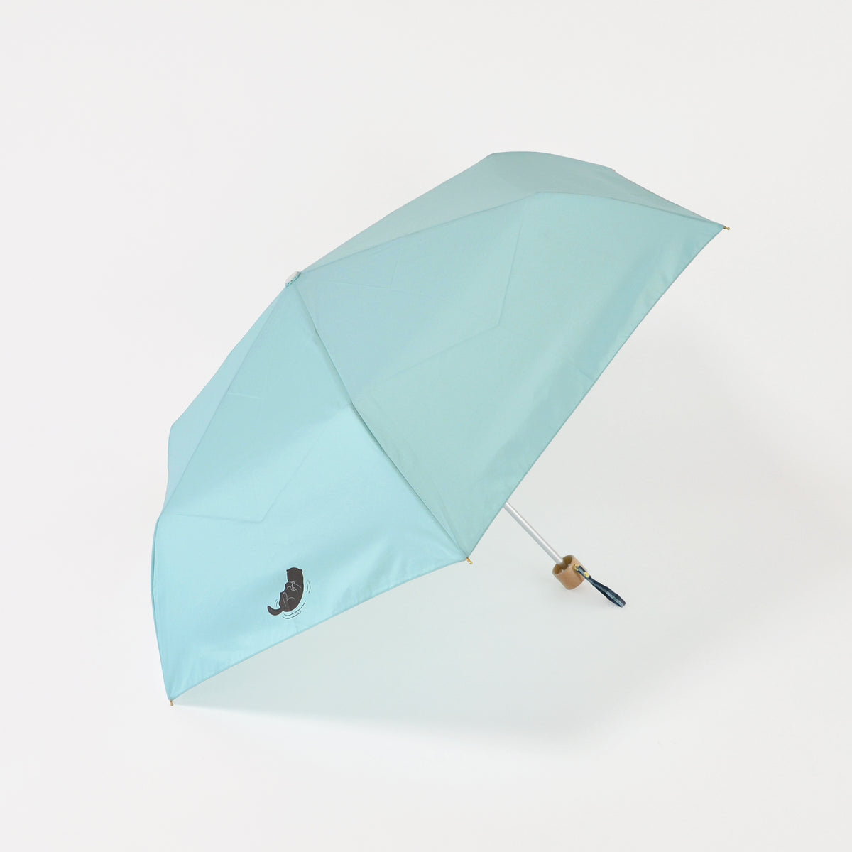 ラッコ｜耐風折りたたみ傘 55cm（吸水トートバッグ付）