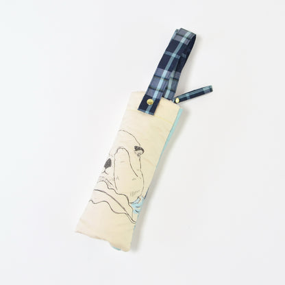 ラッコ｜耐風折りたたみ傘 55cm（吸水トートバッグ付）