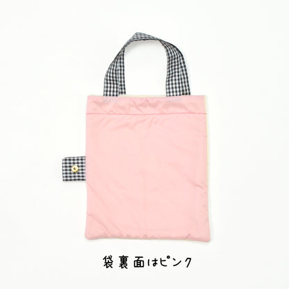 黒猫｜耐風折りたたみ傘 55cm（吸水トートバッグ付）