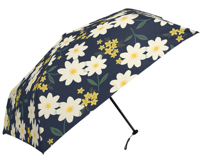 フルールブロンシュ｜軽量コンパクト折りたたみ雨傘 50cm（トートバッグ付）
