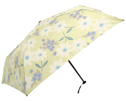 フルールブロンシュ｜軽量コンパクト折りたたみ雨傘 50cm（トートバッグ付）