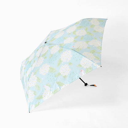 コデマリと文鳥｜軽量コンパクト折りたたみ雨傘 50cm（トートバッグ付）