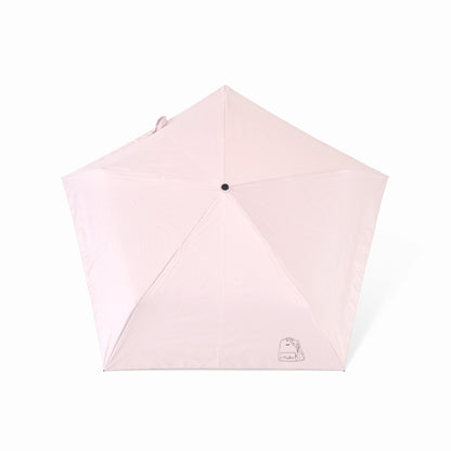 おでかけと猫｜遮光・遮熱 自動開閉｜晴雨兼用 折りたたみ傘 50cm