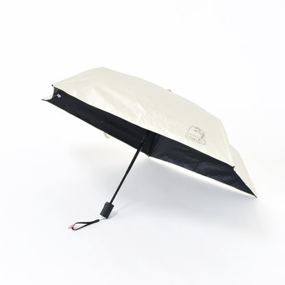 おでかけと猫｜遮光・遮熱 自動開閉｜晴雨兼用 折りたたみ傘 50cm